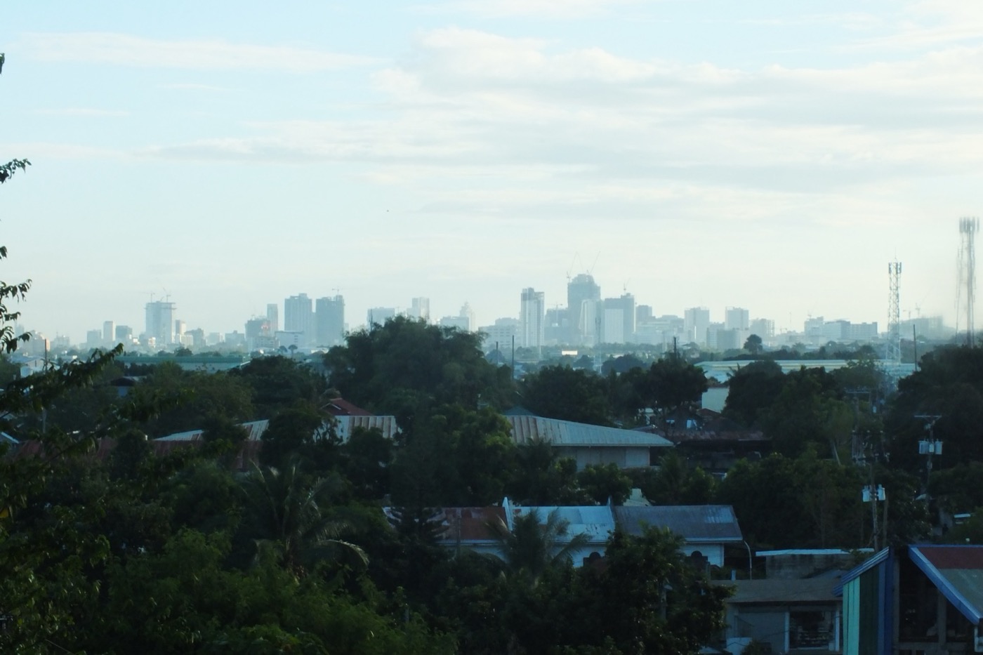 Cebu IT Park in Lahug with modern commercial towers and lush green walkways
